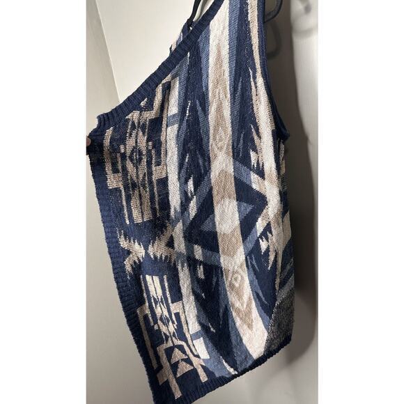 Democracy Women’s Open Cardigan Sleeveless Sweater Vest Pockets Medium Open Knit - Picture 5 of 16